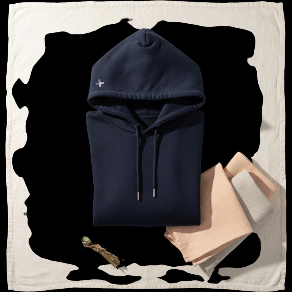 Styled flat-lay of the garment